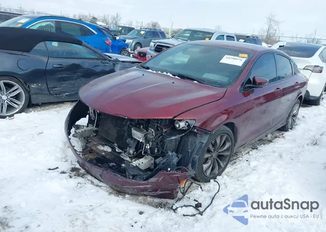 2015 Chrysler 200 S из США, поврежденный, VIN 1C3CCCBB1FN584977